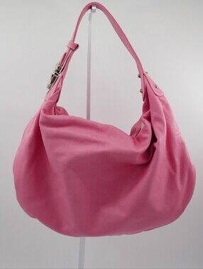 Marc Jacobs Pink Pebbled Leather Hobo Shoulder Bag